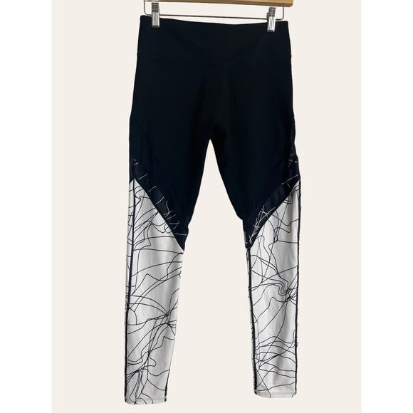 Fabletics Black White Salar Meah Powerhold Legging Size S - Picture 3 of 7